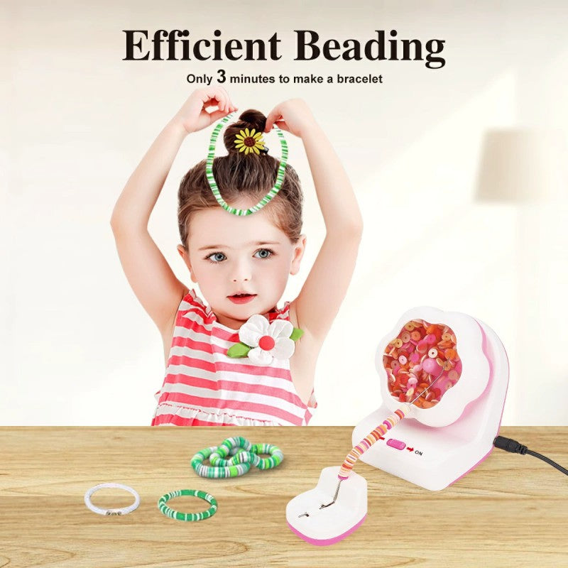 Jewelry Making Device Electric Bead Spinner Automatic Bracelet Beading Machine