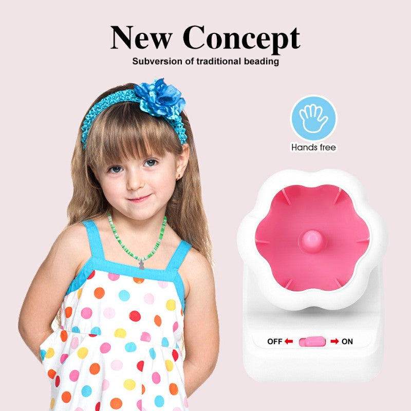 Jewelry Making Device Electric Bead Spinner Automatic Bracelet Beading Machine