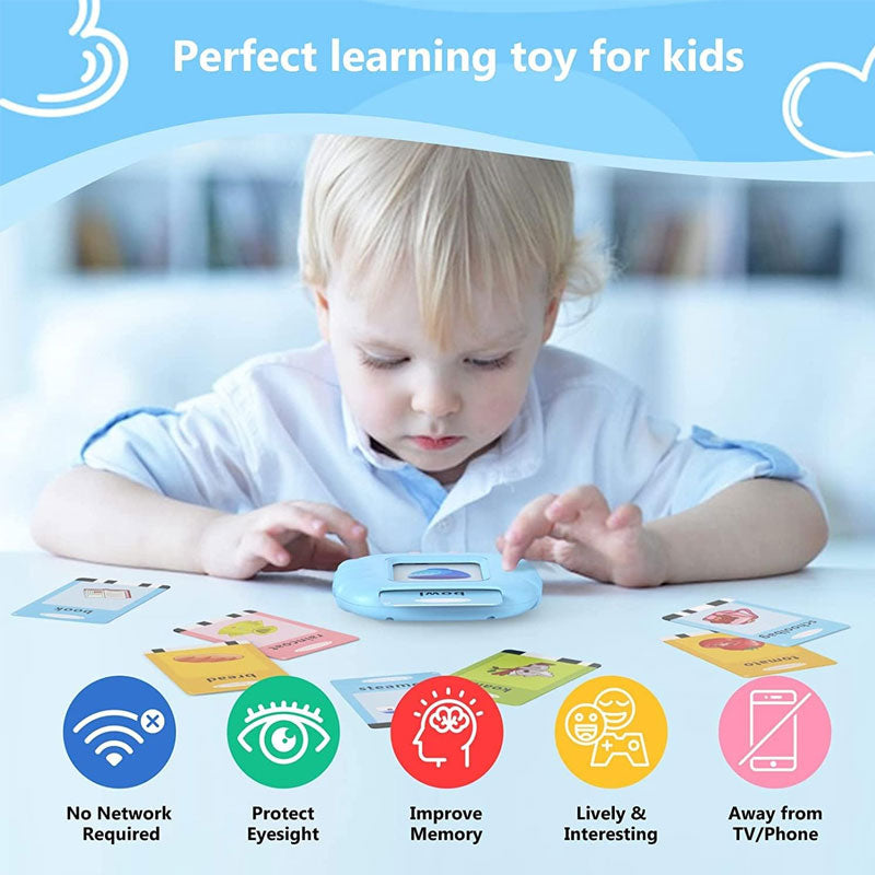 Electronic Talking Flash Cards Word Reading Machine for Kids with 510 Words