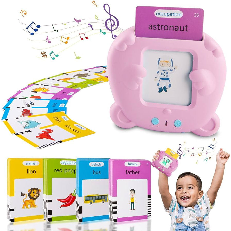 Electronic Talking Flash Cards Word Reading Machine for Kids with 510 Words