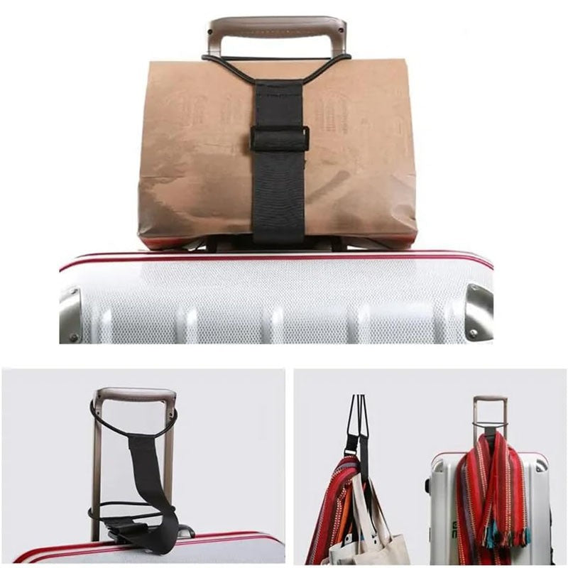 2PCS Elastic Ring Rope Fastening Belt Binding Strap