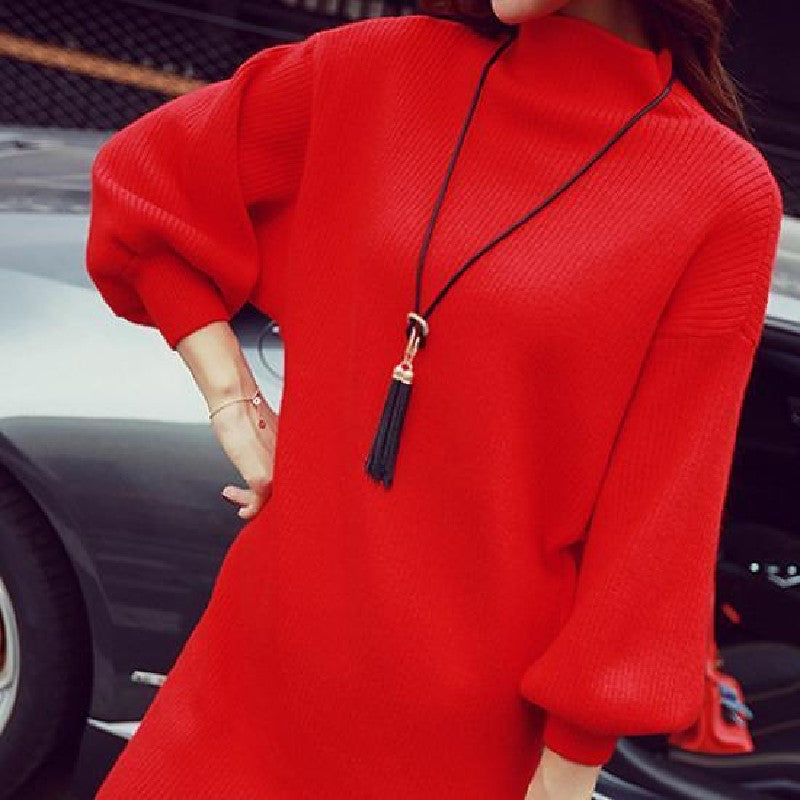 Women Fashion Tassel Pendant All Match Long Chain Sweater Necklace Jewelry Gift