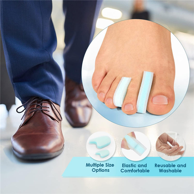 Foam Toe Separators Dividers for Overlapping Toes Hammer Toe Relief