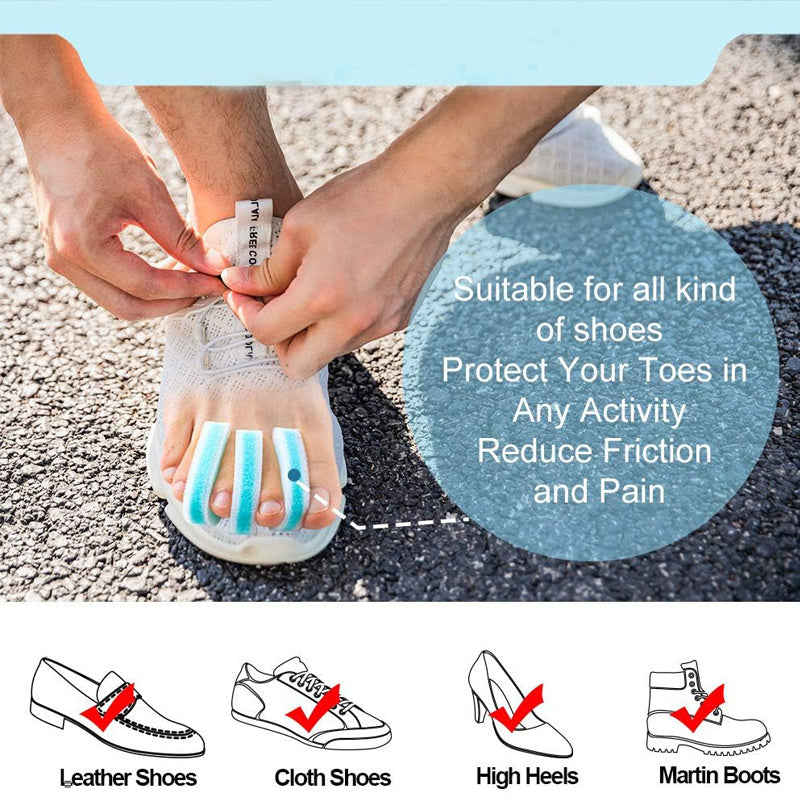Foam Toe Separators Dividers for Overlapping Toes Hammer Toe Relief
