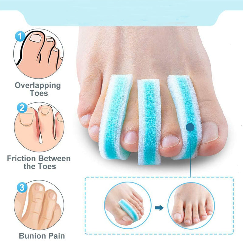 Foam Toe Separators Dividers for Overlapping Toes Hammer Toe Relief