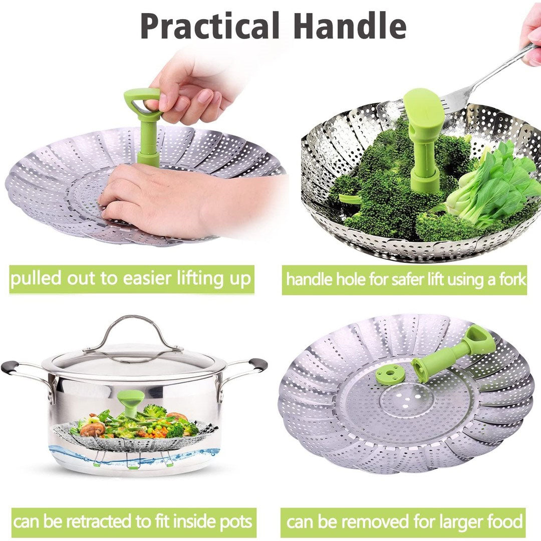 Foldable Steamer Basket Insert Rack