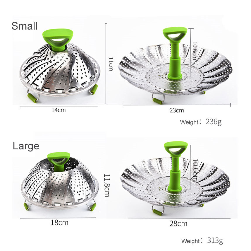 Foldable Steamer Basket Insert Rack