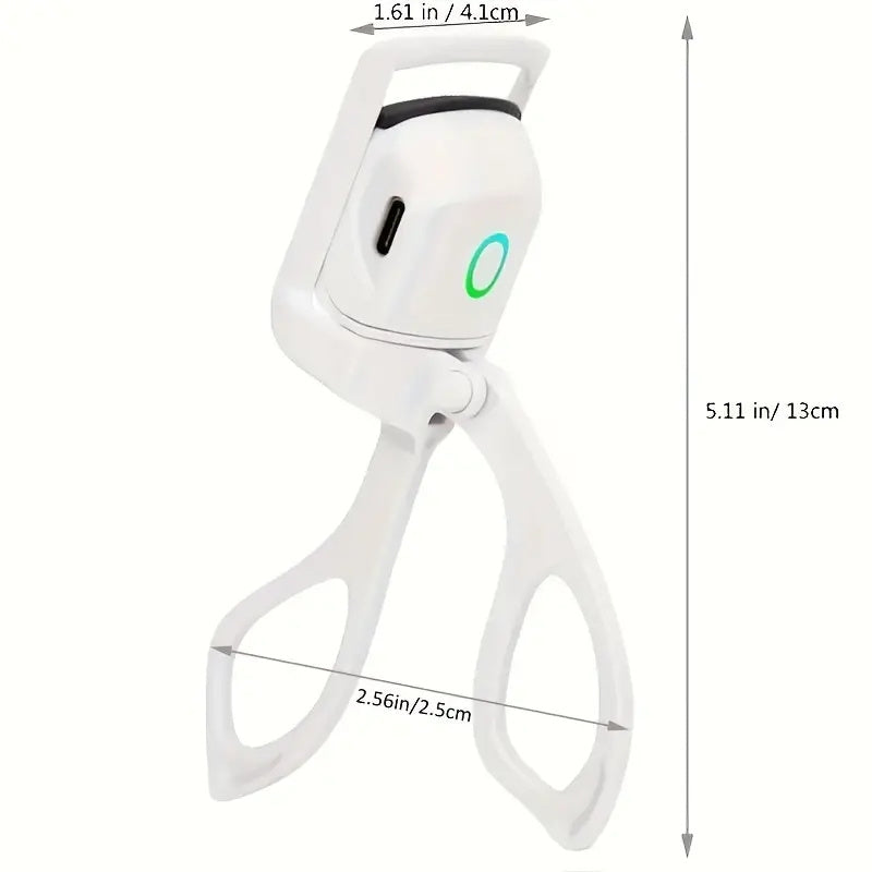 Electric Heated Eyelash Lash Curler Eyelashes Clip