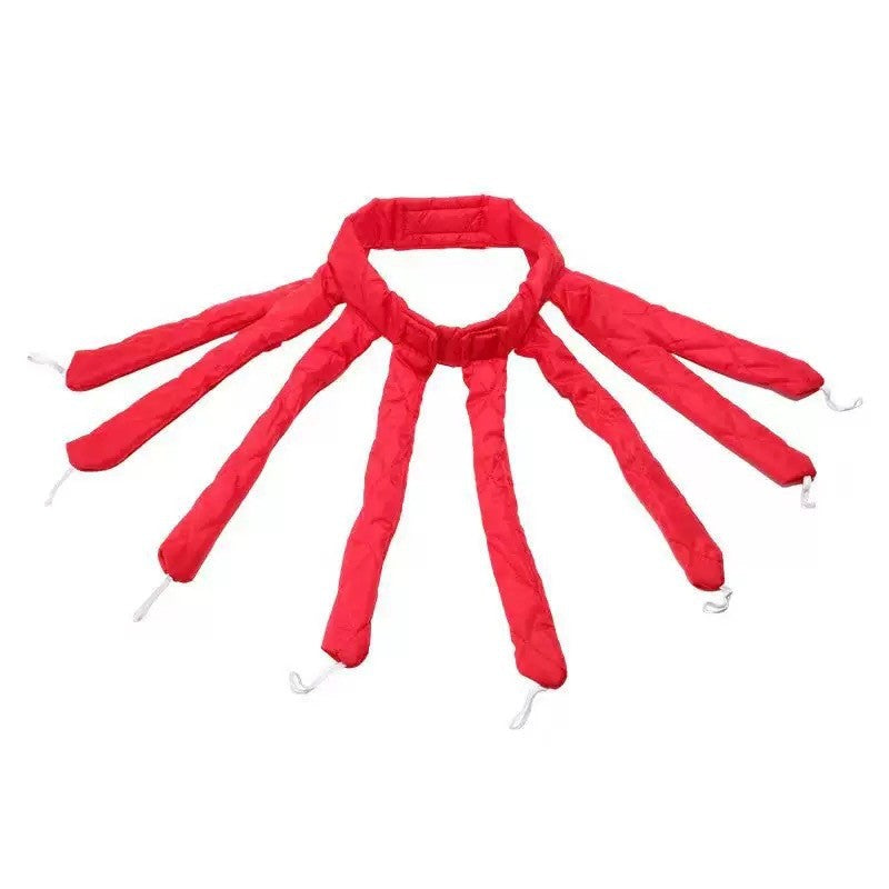 Soft Satin No Heat Heatless Hair Curler Curling Rod Headband with Adjustable Straps
