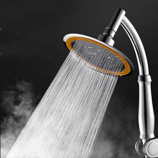 High Pressure Top Rainfall Shower Head 6-Inch Ultra-Thin Design Booster