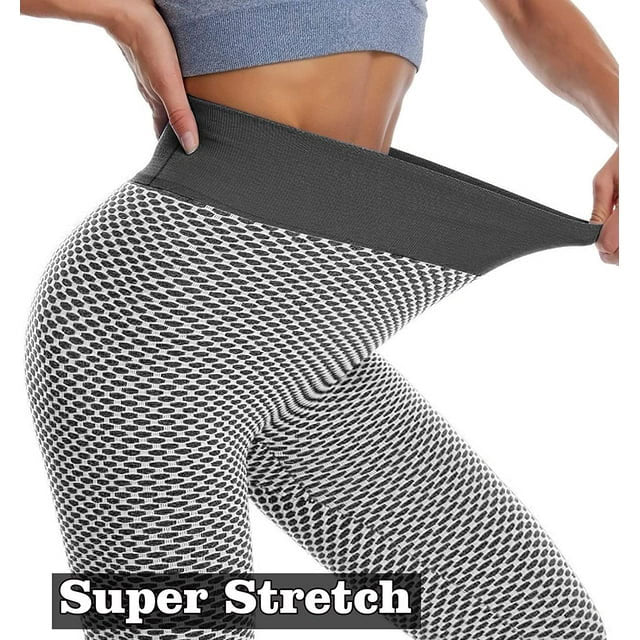 Honeycomb Scrunth Leggings Butt Lifting Yoga Tights for Women Gymwear