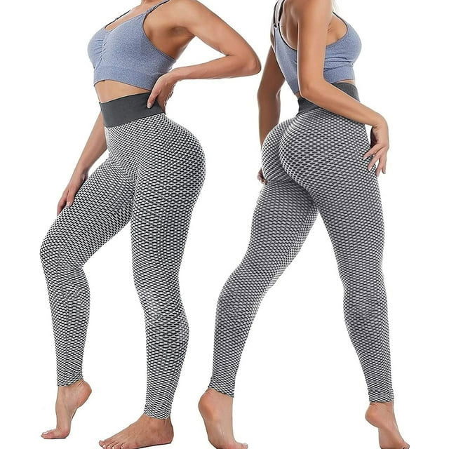 Honeycomb Scrunth Leggings Butt Lifting Yoga Tights for Women Gymwear