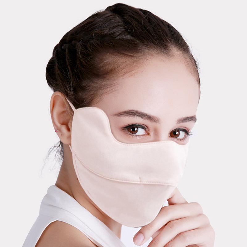 Eye Protection UV Protection Face Cover Face Scarf Sunscreen Mask Ice Silk Mask