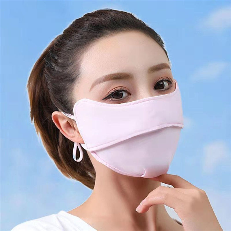 Eye Protection UV Protection Face Cover Face Scarf Sunscreen Mask Ice Silk Mask