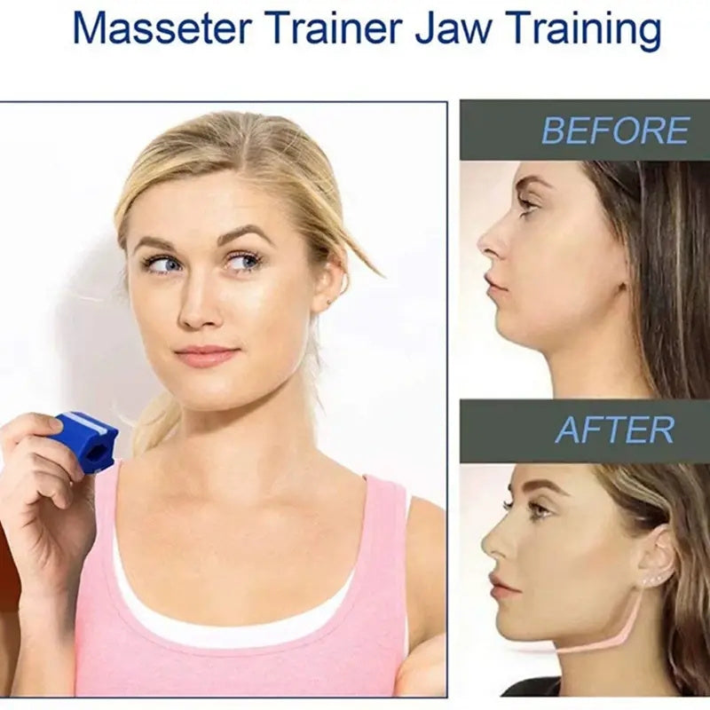 Jaw Exerciser NZ: Jawline Exercise Tool for Chin Line & Facial Exercis –  Wise Living NZ
