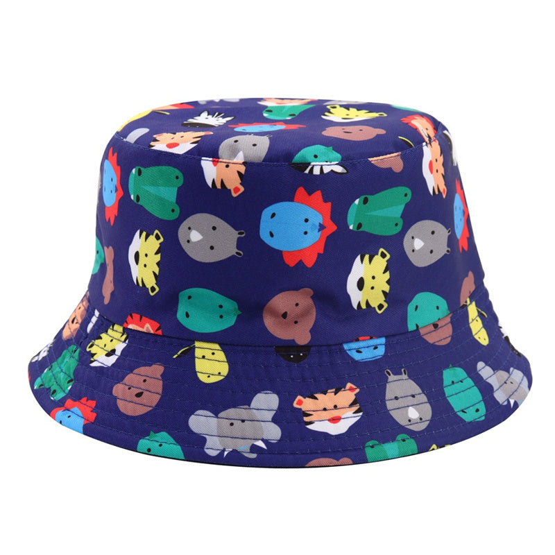 Baby Girls Boys Summer Sun Hat Kids Chin Strap Bucket Hats Beach Fisherman Cap