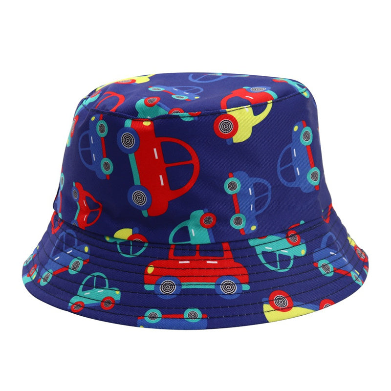 Baby Girls Boys Summer Sun Hat Kids Chin Strap Bucket Hats Beach Fisherman Cap