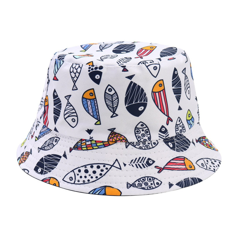 Baby Girls Boys Summer Sun Hat Kids Chin Strap Bucket Hats Beach Fisherman Cap