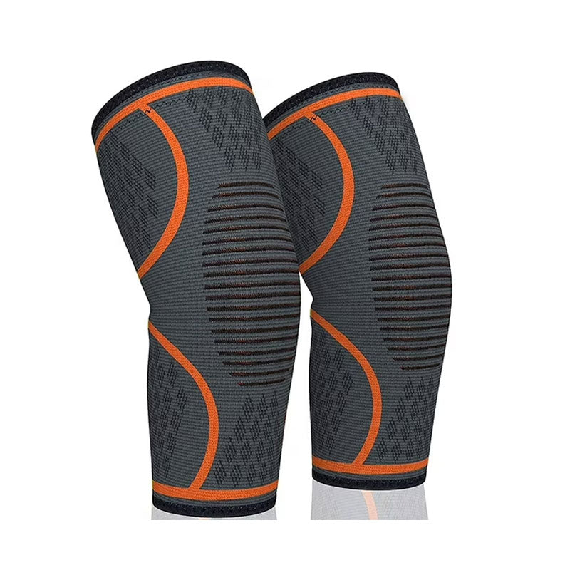 1 Pair of Athletics Knee Compression Brace Support for Running Jogging ...