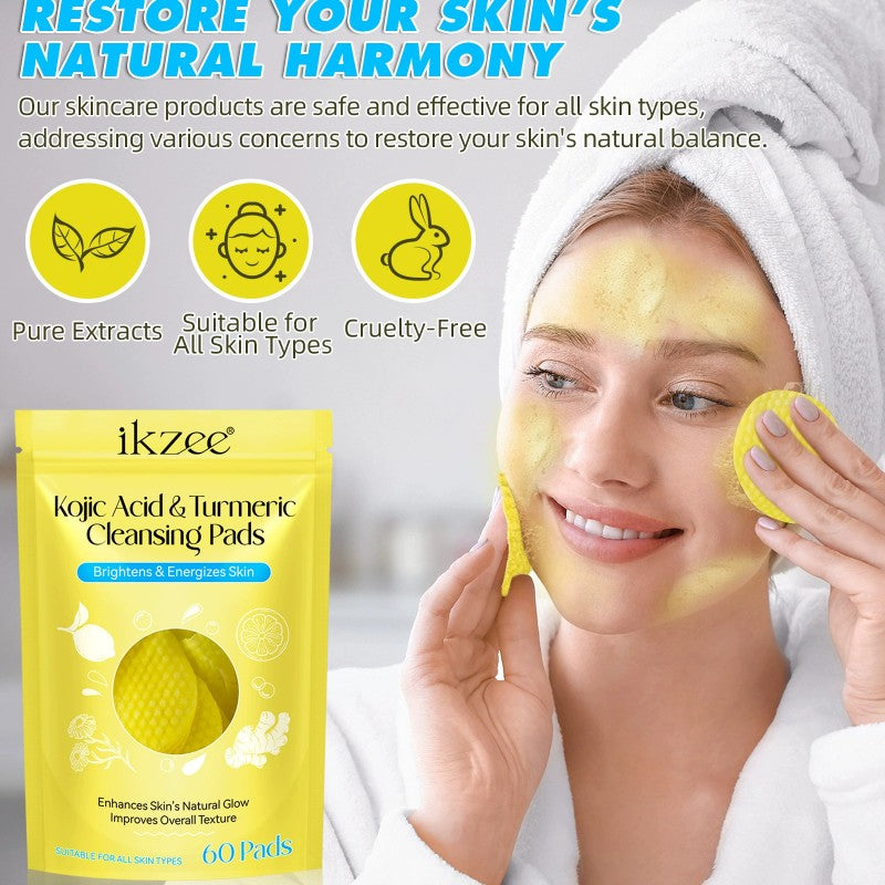 Kojic Acid and Turmeric Cleansing Pads