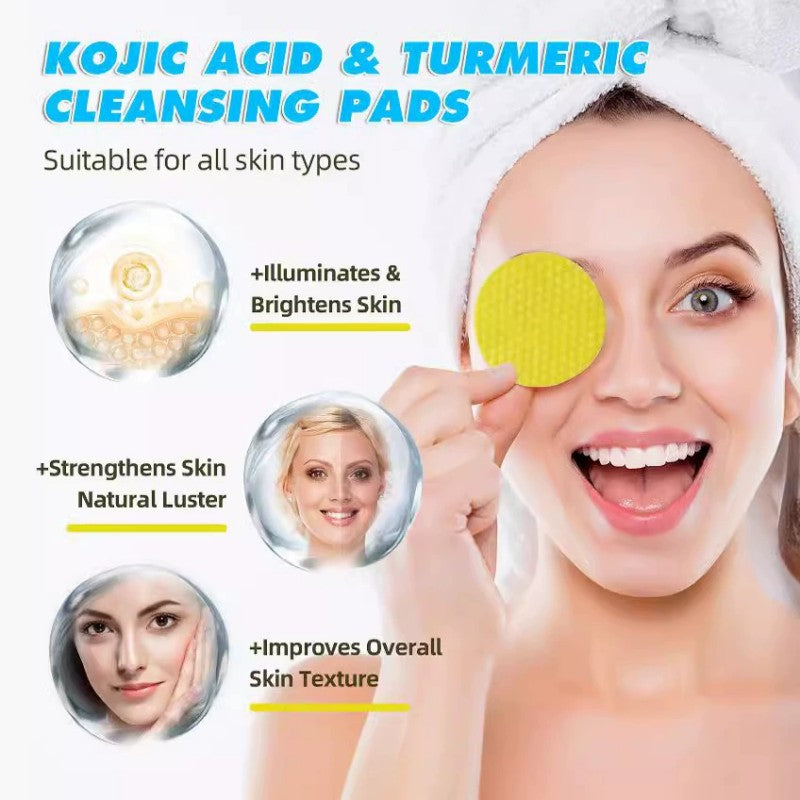 Kojic Acid and Turmeric Cleansing Pads