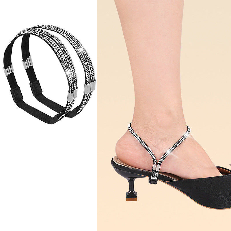 Detachable Elastic Shoe Laces Straps With Antislip Stickers