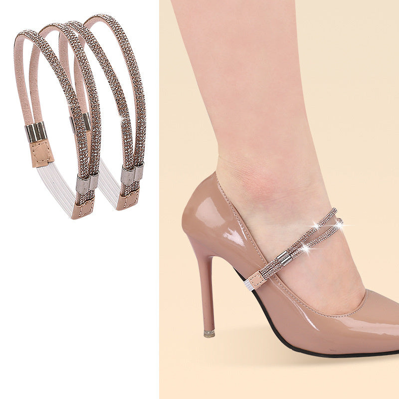 Detachable Elastic Shoe Laces Straps With Antislip Stickers