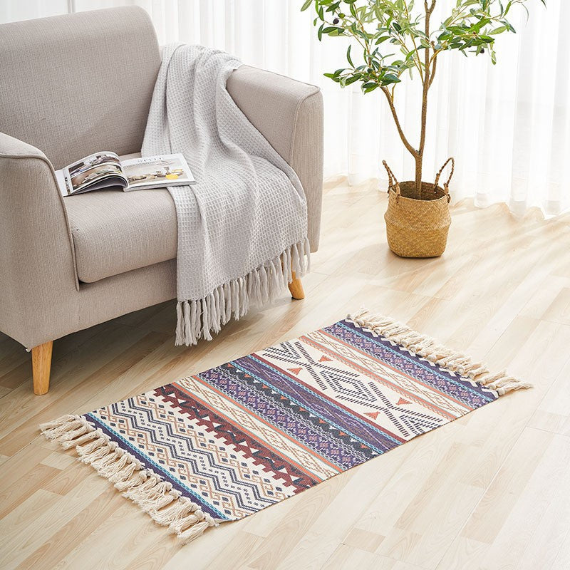 Marlow Floor Rug Boho Area Rugs Machine Washable Living Room Bedroom Carpet