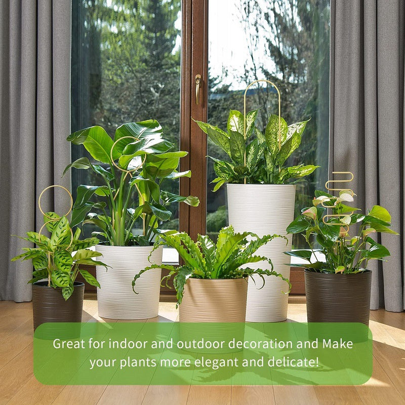 4 Pcs Metal Indoor Plants Trellis Set