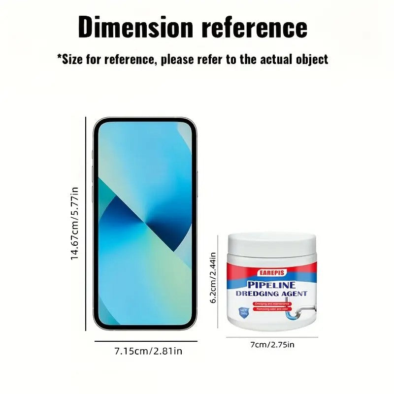 Multi-Purpose Kitchen Drain Unblocker Powder