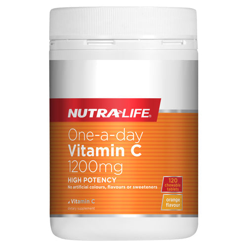 Nutra-Life One-a-Day Vitamin C 1200mg 120 Chewable Tablets