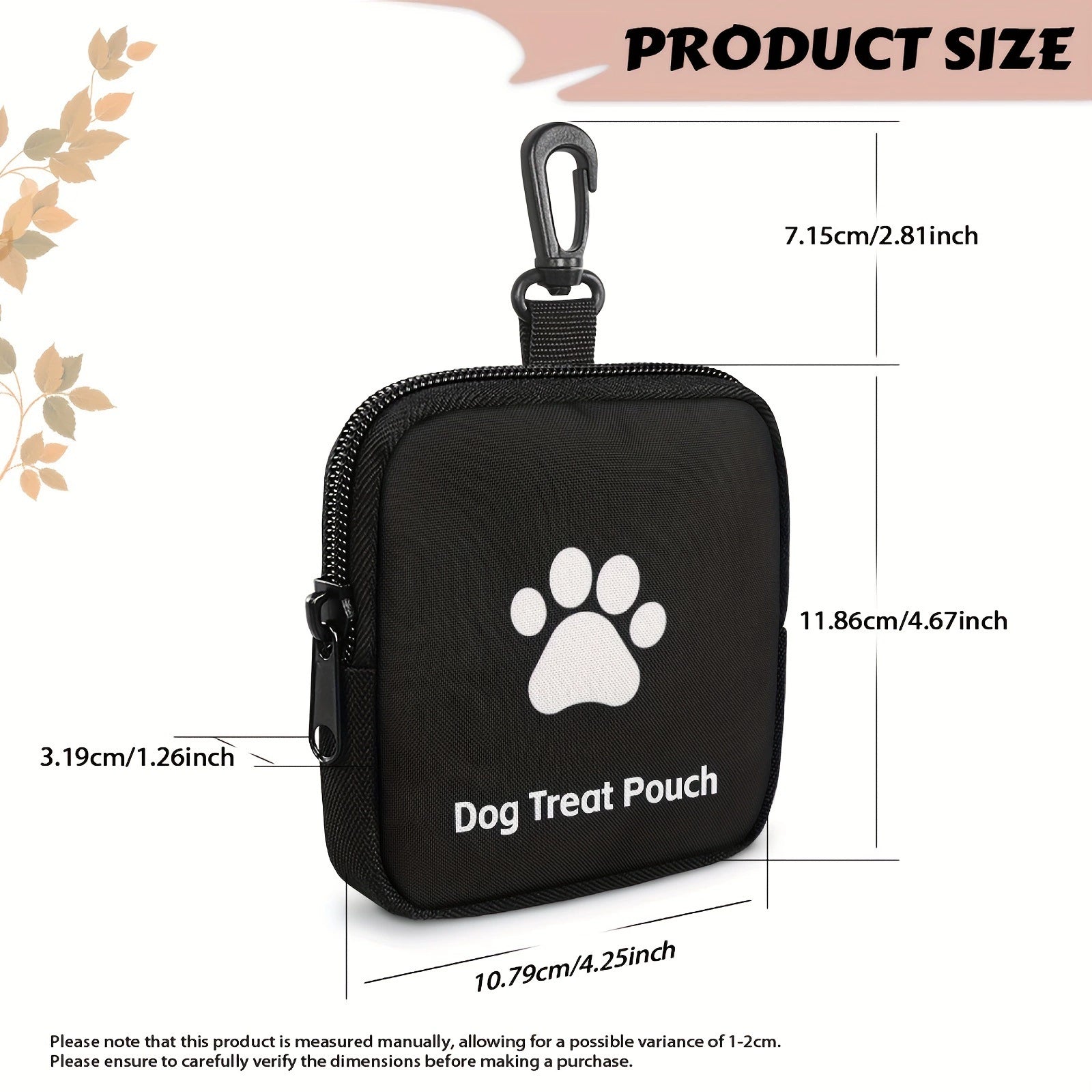 Pet Dog Puppy Cat Pouch Snack Bag Obedience Training Food Treat Travel Car