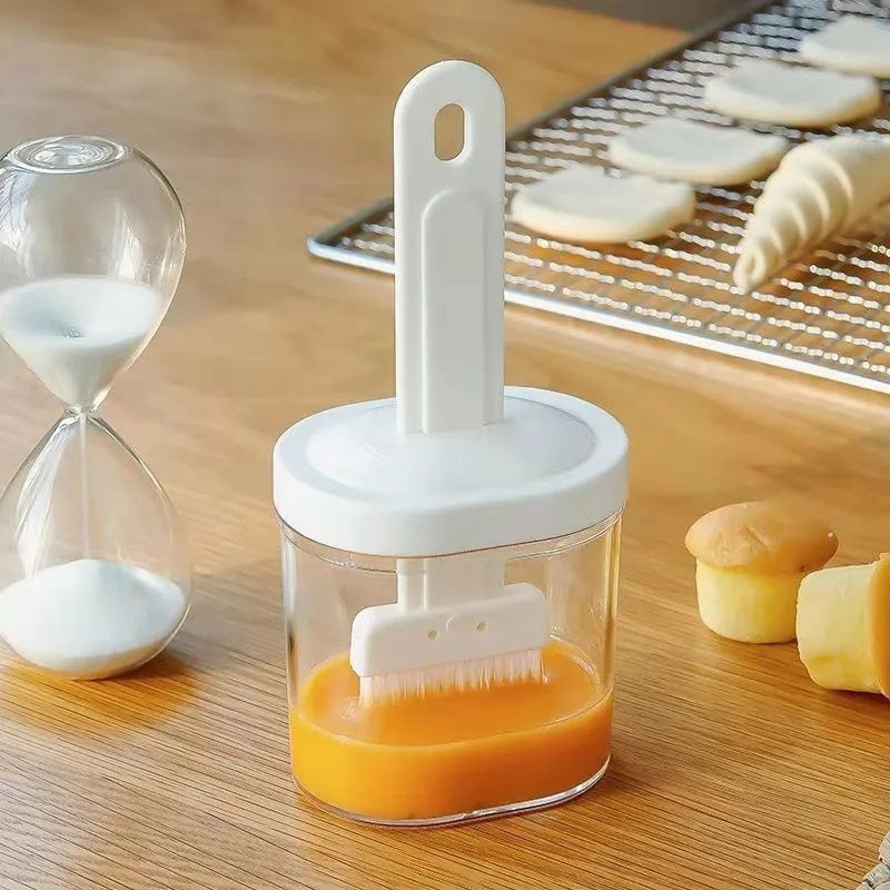 Resistant Pancake Brush Barbecue Oil Brush Oil Brush With Bottle Oil Dispenser