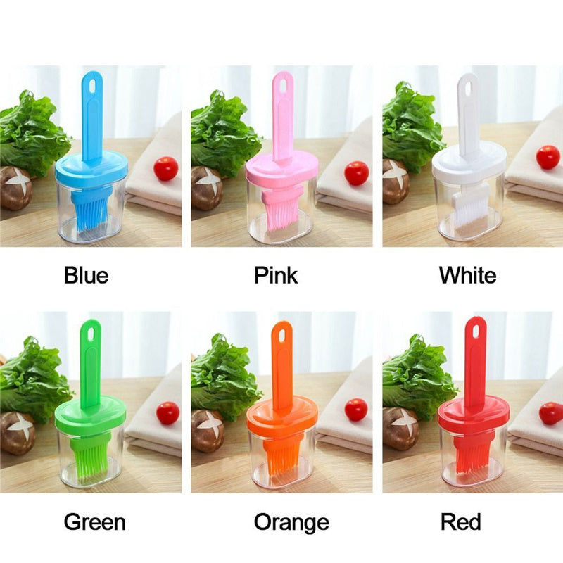 Resistant Pancake Brush Barbecue Oil Brush Oil Brush With Bottle Oil Dispenser