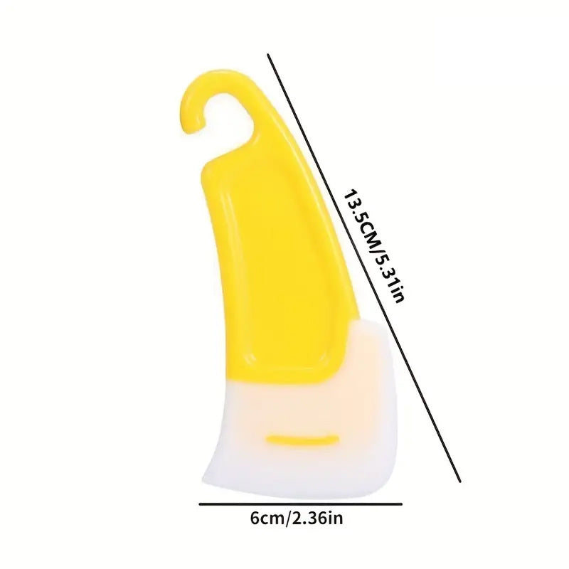 2Pcs Oil-Proof Silicone Kitchen Scraper