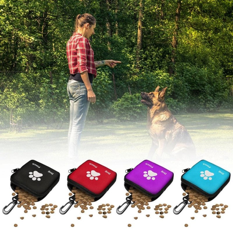 Pet Dog Puppy Cat Pouch Snack Bag Obedience Training Food Treat Travel Car