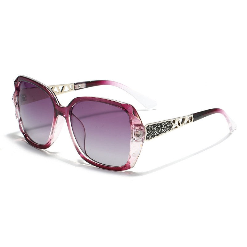 Womens Rhinestone Bling Oval Sun Glasses UV Protection Shades