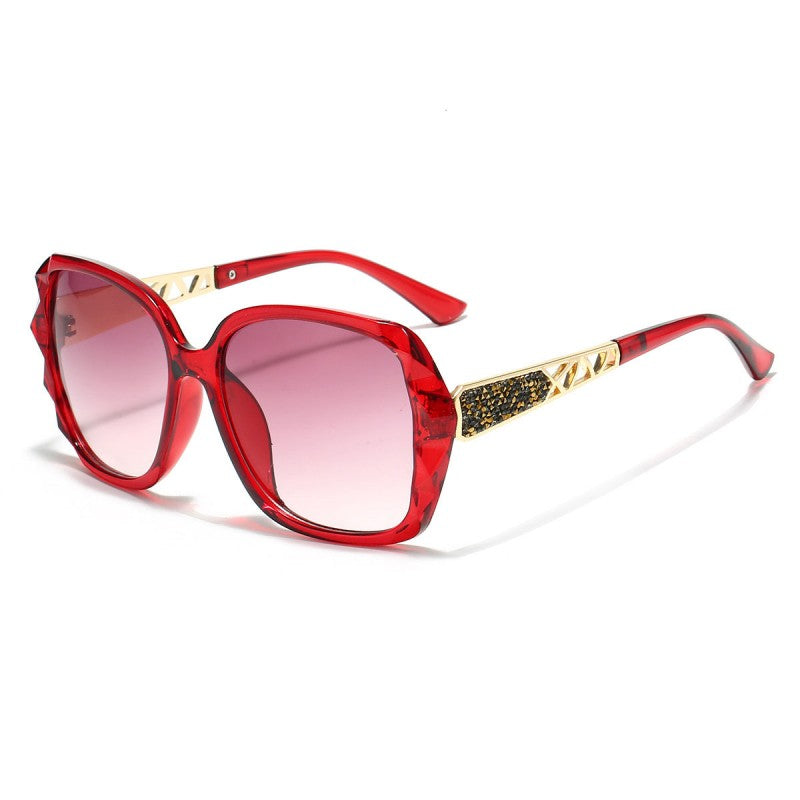 Womens Rhinestone Bling Oval Sun Glasses UV Protection Shades
