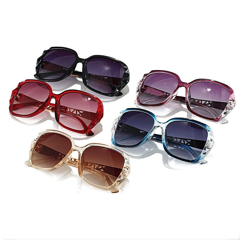 Womens Rhinestone Bling Oval Sun Glasses UV Protection Shades