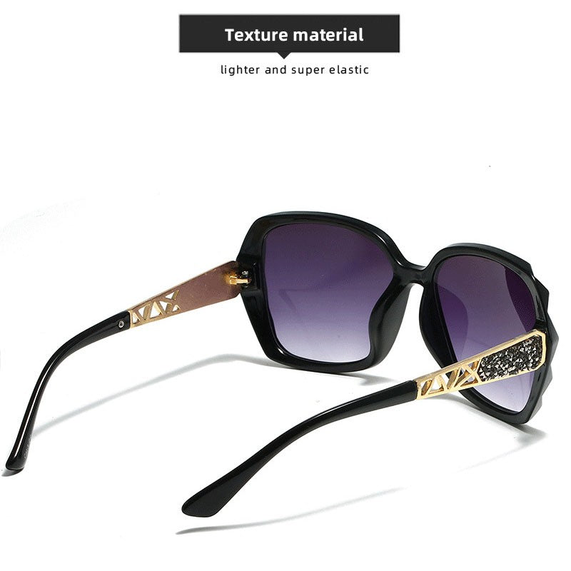 Womens Rhinestone Bling Oval Sun Glasses UV Protection Shades