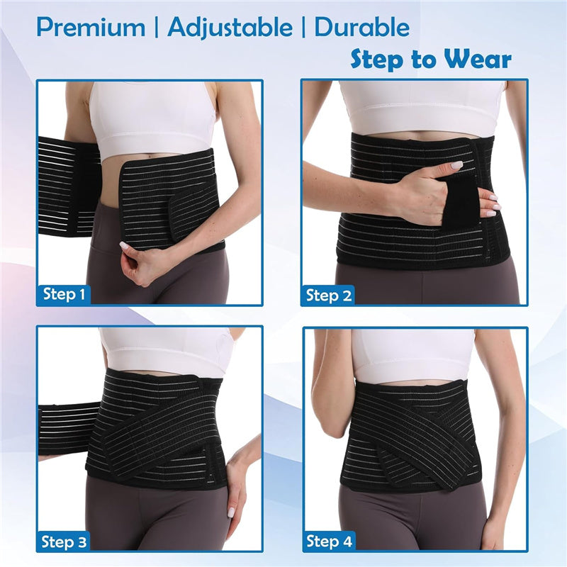 Postpartum Belly Band, Abdominal Binder Post Surgery Belly Wrap ﻿
