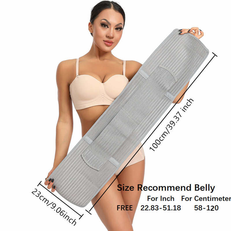 Postpartum Belly Band, Abdominal Binder Post Surgery Belly Wrap ﻿