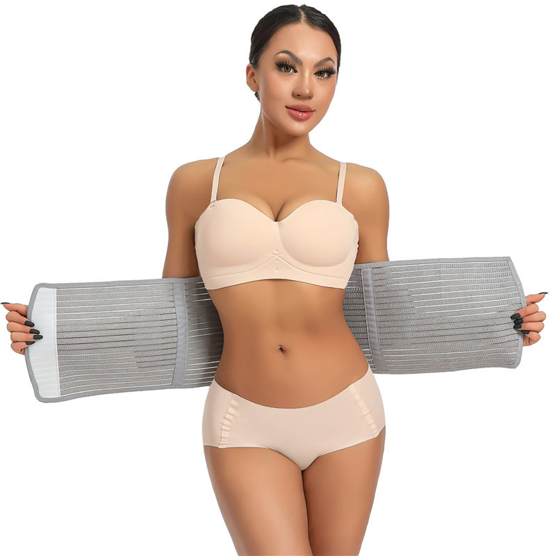 Postpartum Belly Band, Abdominal Binder Post Surgery Belly Wrap ﻿