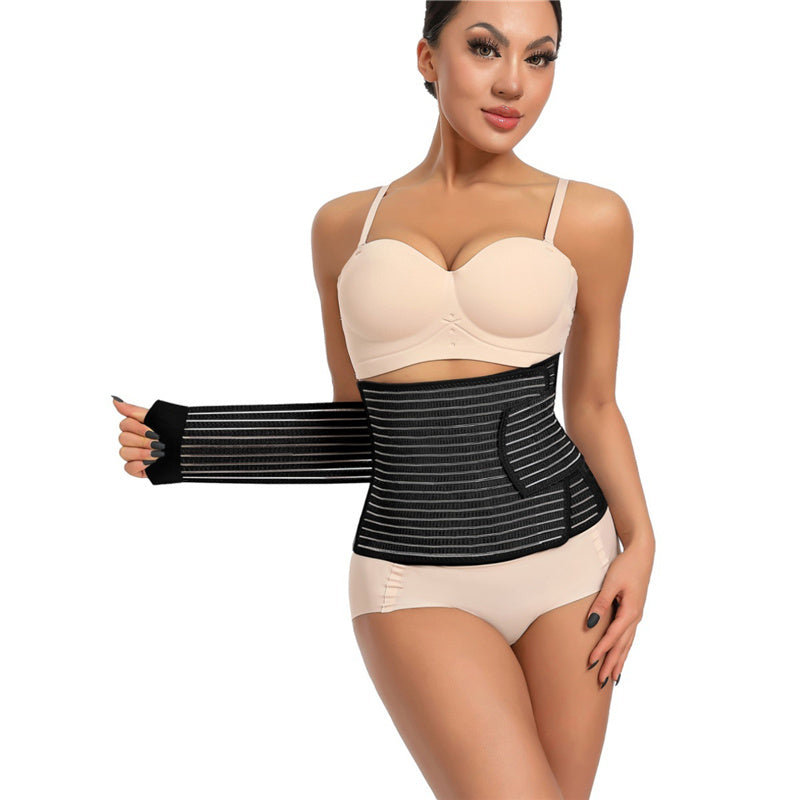 Postpartum Belly Band, Abdominal Binder Post Surgery Belly Wrap ﻿