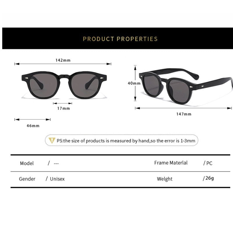Retro Vintage Round Men Womens Driving Sun Glasses Shades Sunglasses
