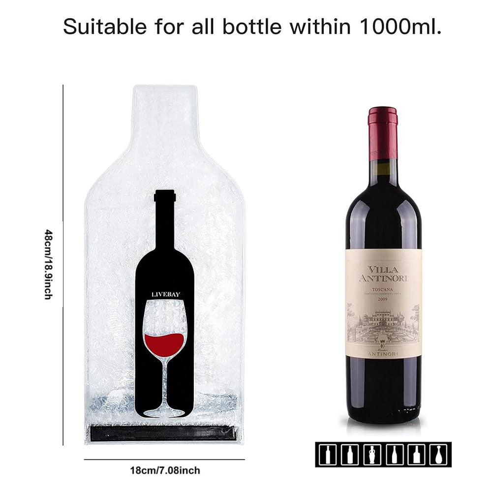 Reusable Wine Bottle Protector Sleeve Bag for Travel