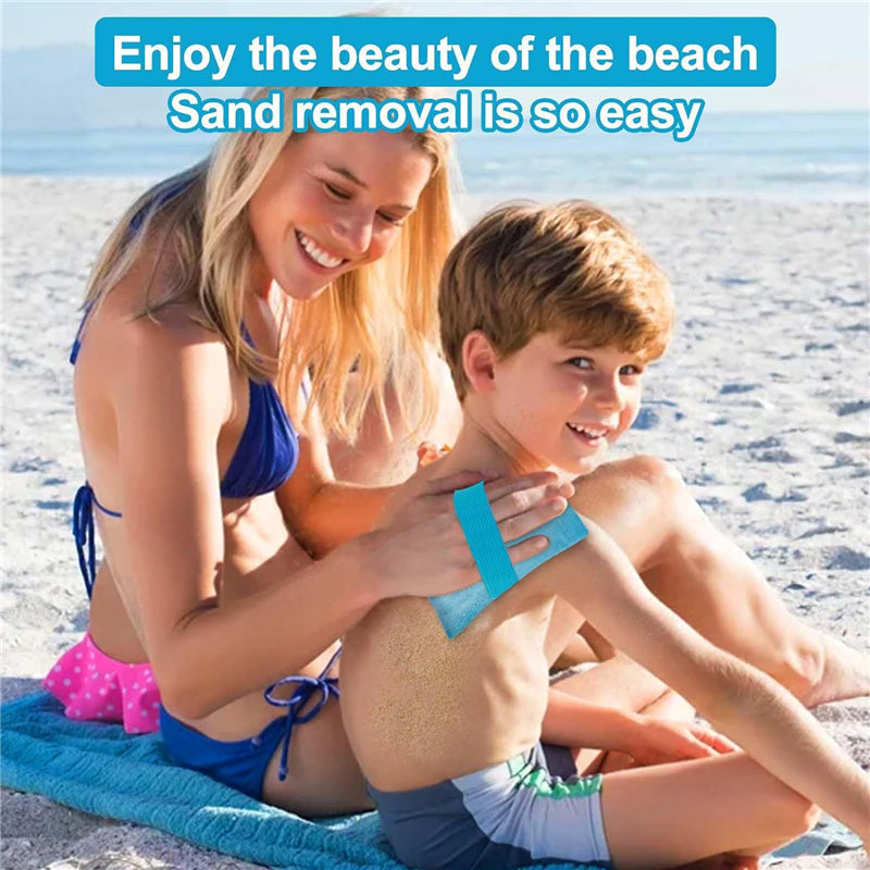 Soft Cloth Beach Sand Cleaner Reusable Beach Essentials Sand Removal Bag