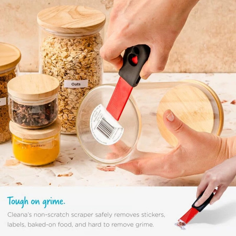 2-In-1 Self-Sharpening Cleaning Scraper Hook Scraper Kitchen Cleaning Tool