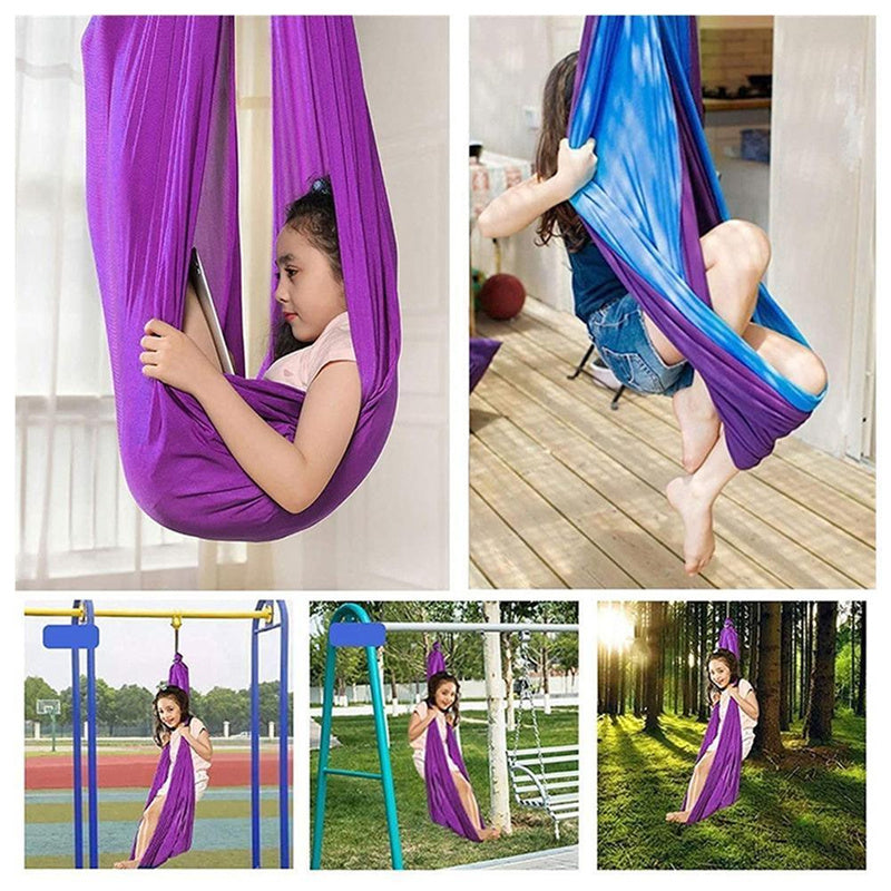 Sensory Swing Yoga Swing Indoor Hammock Children's Elastic Therapy Swing