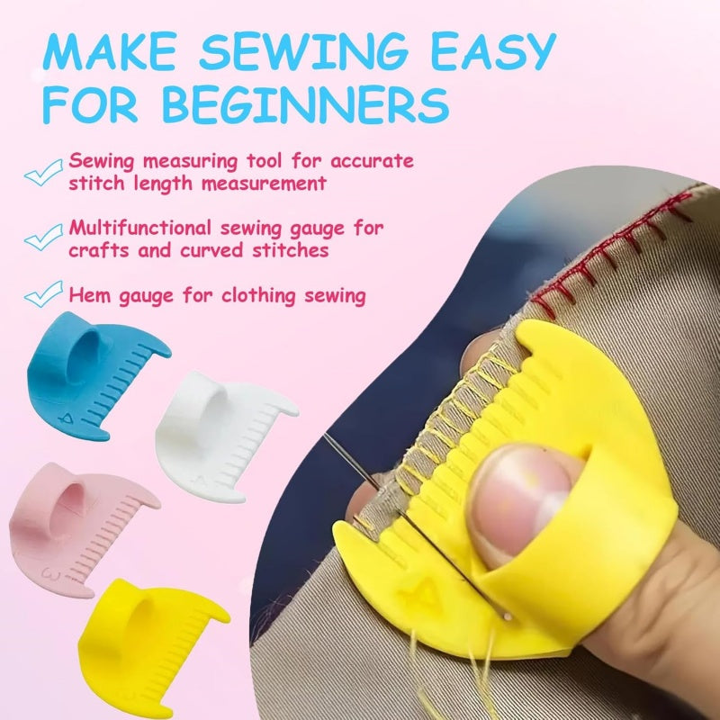 Mini Sewing Templates, Needle Gauge Quilting Ruler Measuring Tool